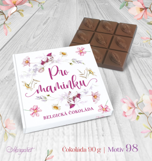 Belgická čokoláda 90 g  |  Motiv 98